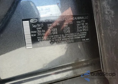 2023 Hyundai Santa Fe Sel z USA, uszkodzony, nr VIN 5NMS24AJ2PH620070